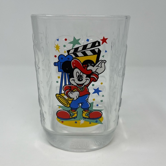 Disney Other - Walt Disney World McDonalds 2000 Celebration Glass Hollywood Studios Mickey